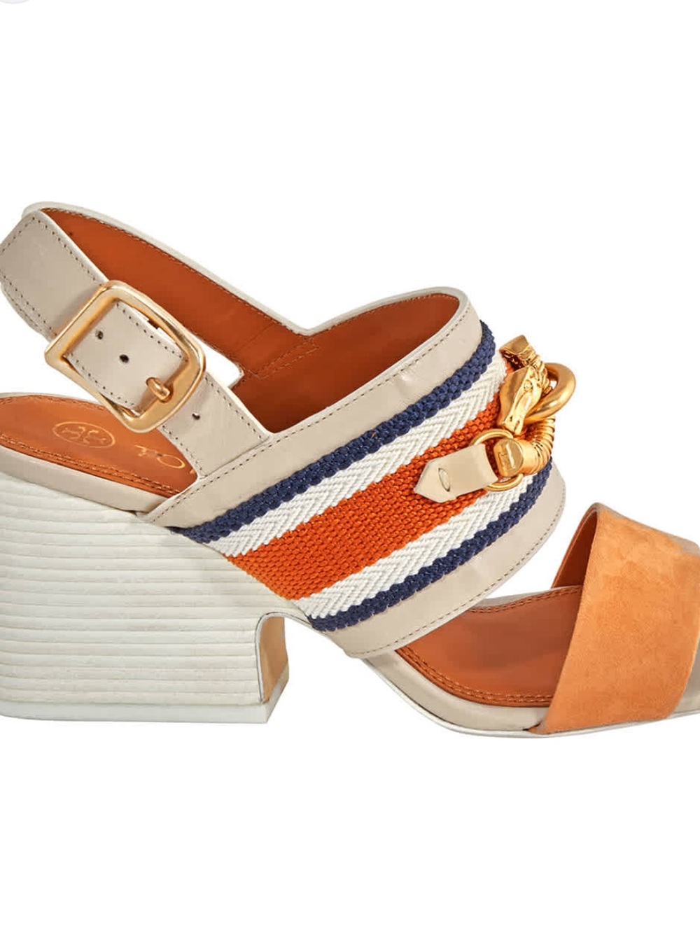Tory Burch Jessa Horse Hardware Slingback
Sandal Tan Multicolor Size 9.5 Sandals